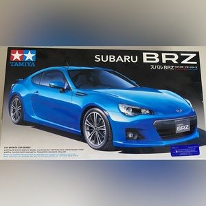 Subaru BRZ 2021, model assembly kit (in blue)